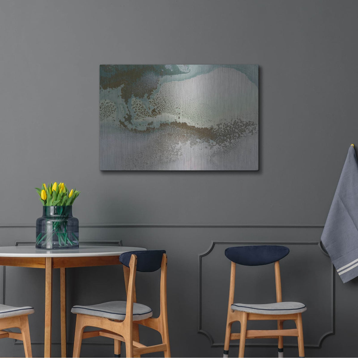 'Drifting Shallows' by Petra Meikle de Vlas – Metal Wall Art, 36x24 room view