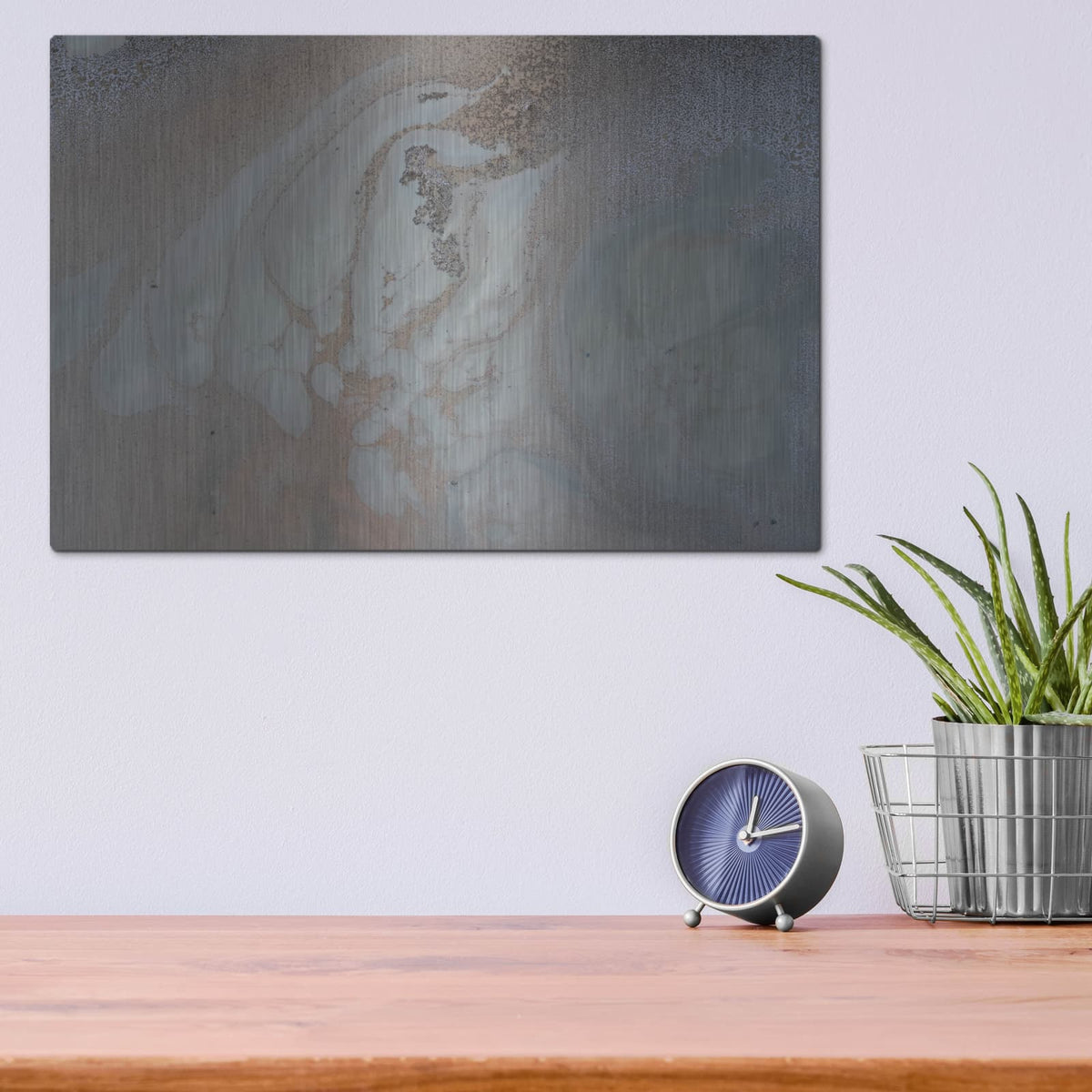 'Earth Stories' by Petra Meikle de Vlas – Metal Wall Art, 16x12 room view