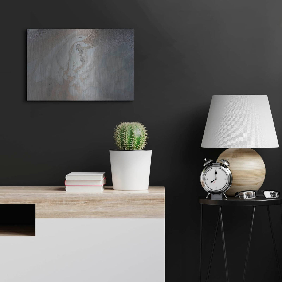 'Earth Stories' by Petra Meikle de Vlas – Metal Wall Art, 24x16 room view