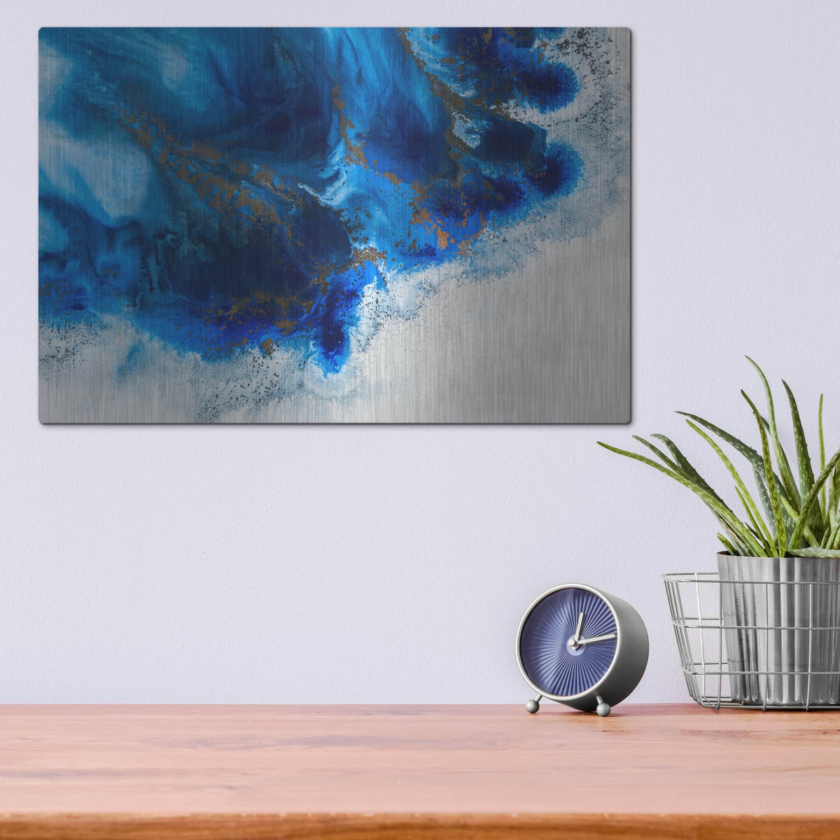 'Graceful Release' by Petra Meikle de Vlas – Metal Wall Art, 16x12 room view