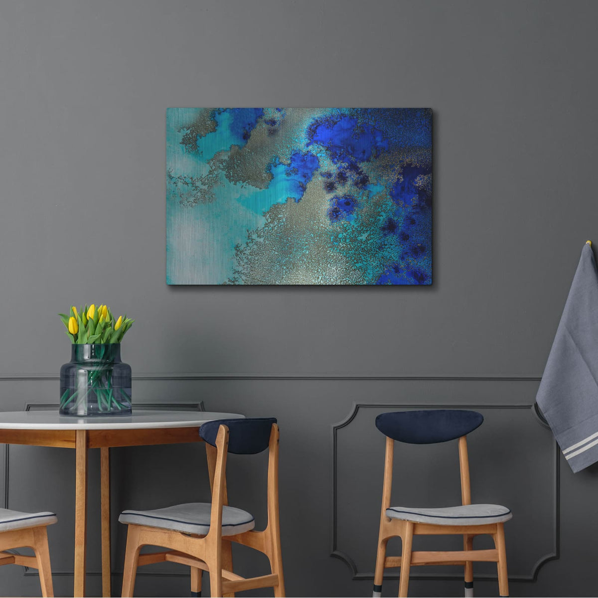 'Reef Resonance' by Petra Meikle de Vlas – Metal Wall Art, 36x24 room view