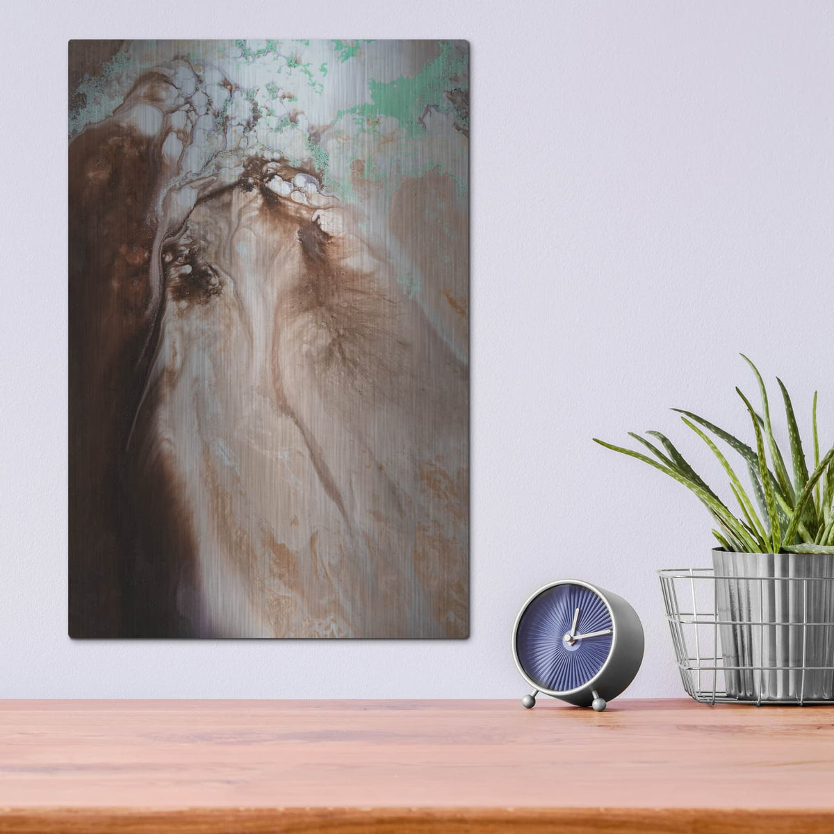 'Rustic Reverie' by Petra Meikle de Vlas – Metal Wall Art, 12x16 room view