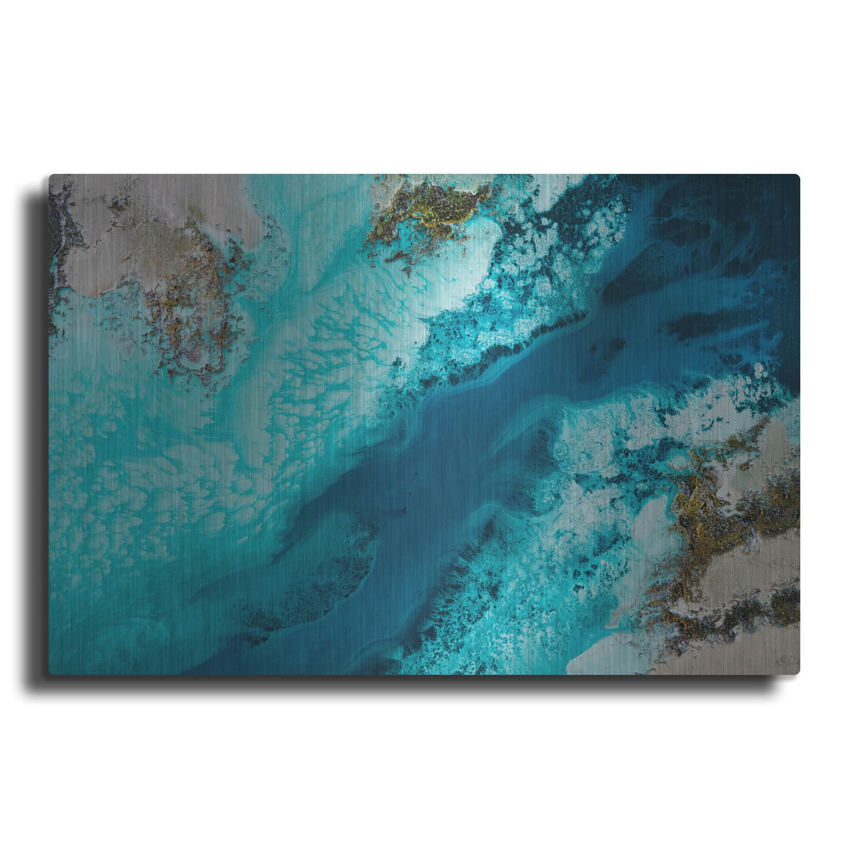 'Salt Water Passage' by Petra Meikle de Vlas – Metal Wall Art