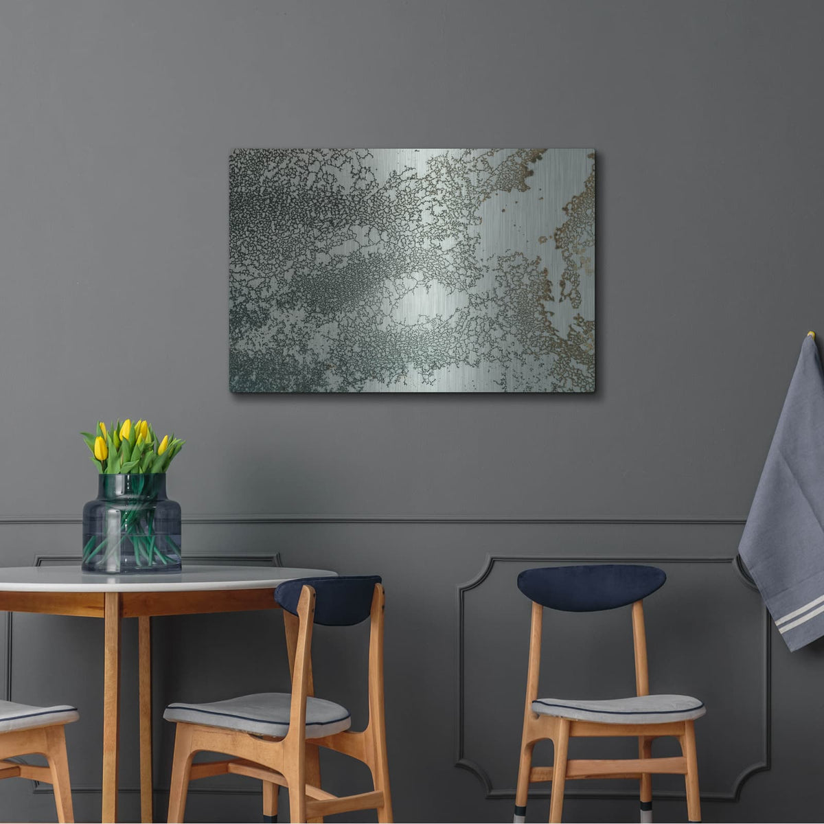 'Synchronize' by Petra Meikle de Vlas – Metal Wall Art, 36x24 room view