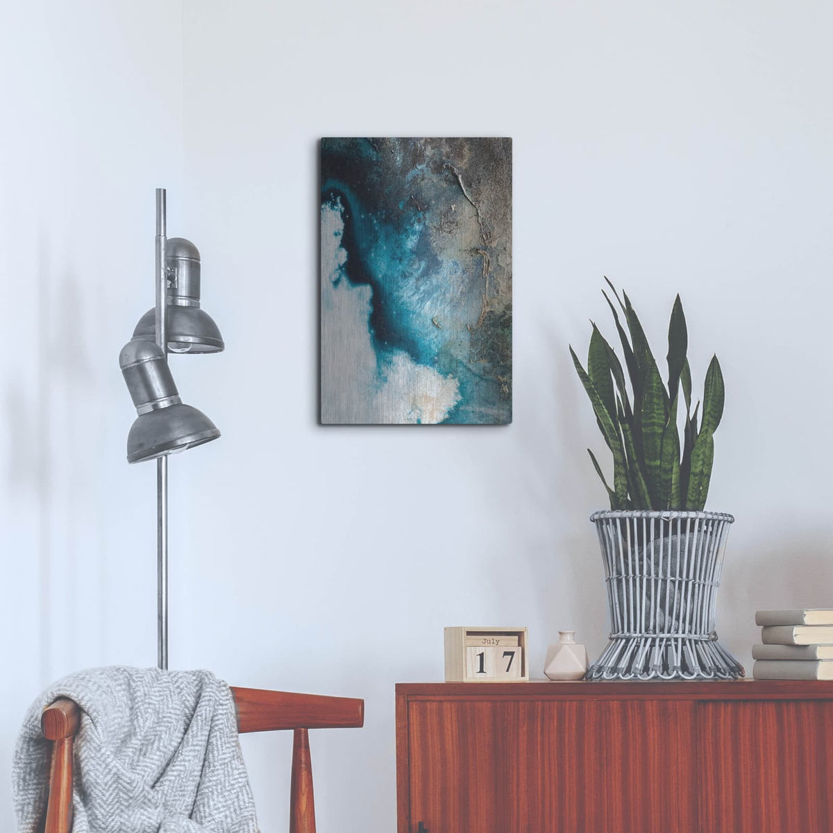 'The Edge' by Petra Meikle de Vlas – Metal Wall Art, 16x24 room view