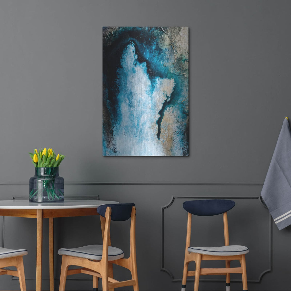 'Through The Edge' by Petra Meikle de Vlas – Metal Wall Art, 24x36 room view