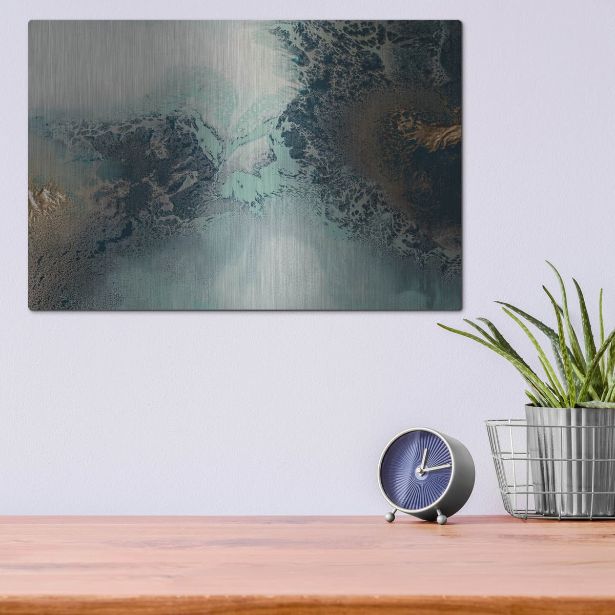 'Transition' by Petra Meikle de Vlas – Metal Wall Art, 16x12 room view