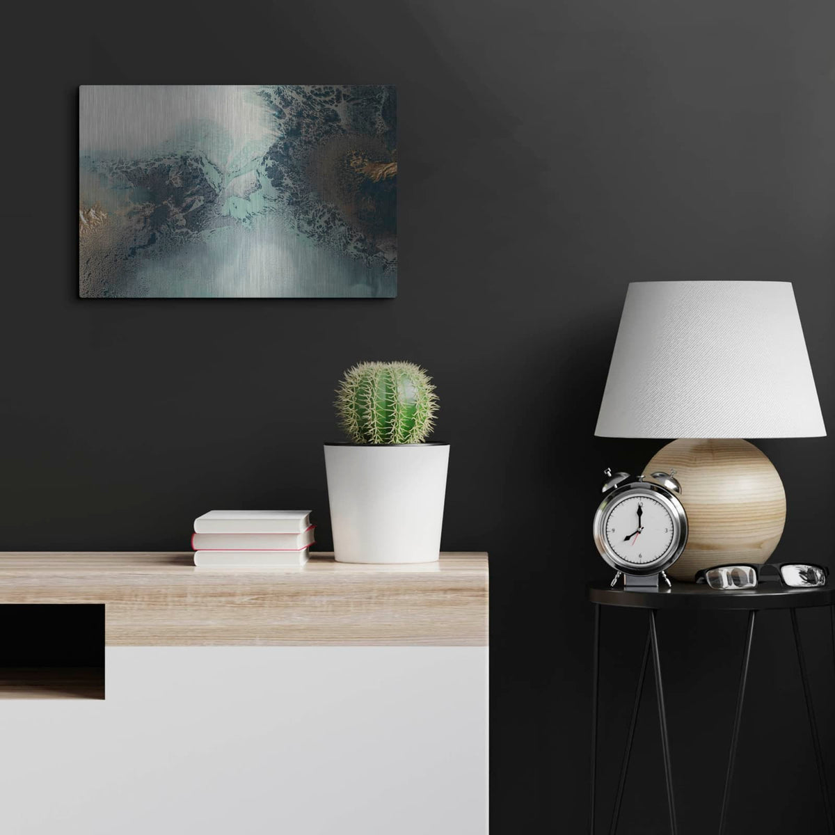 'Transition' by Petra Meikle de Vlas – Metal Wall Art, 24x16 room view