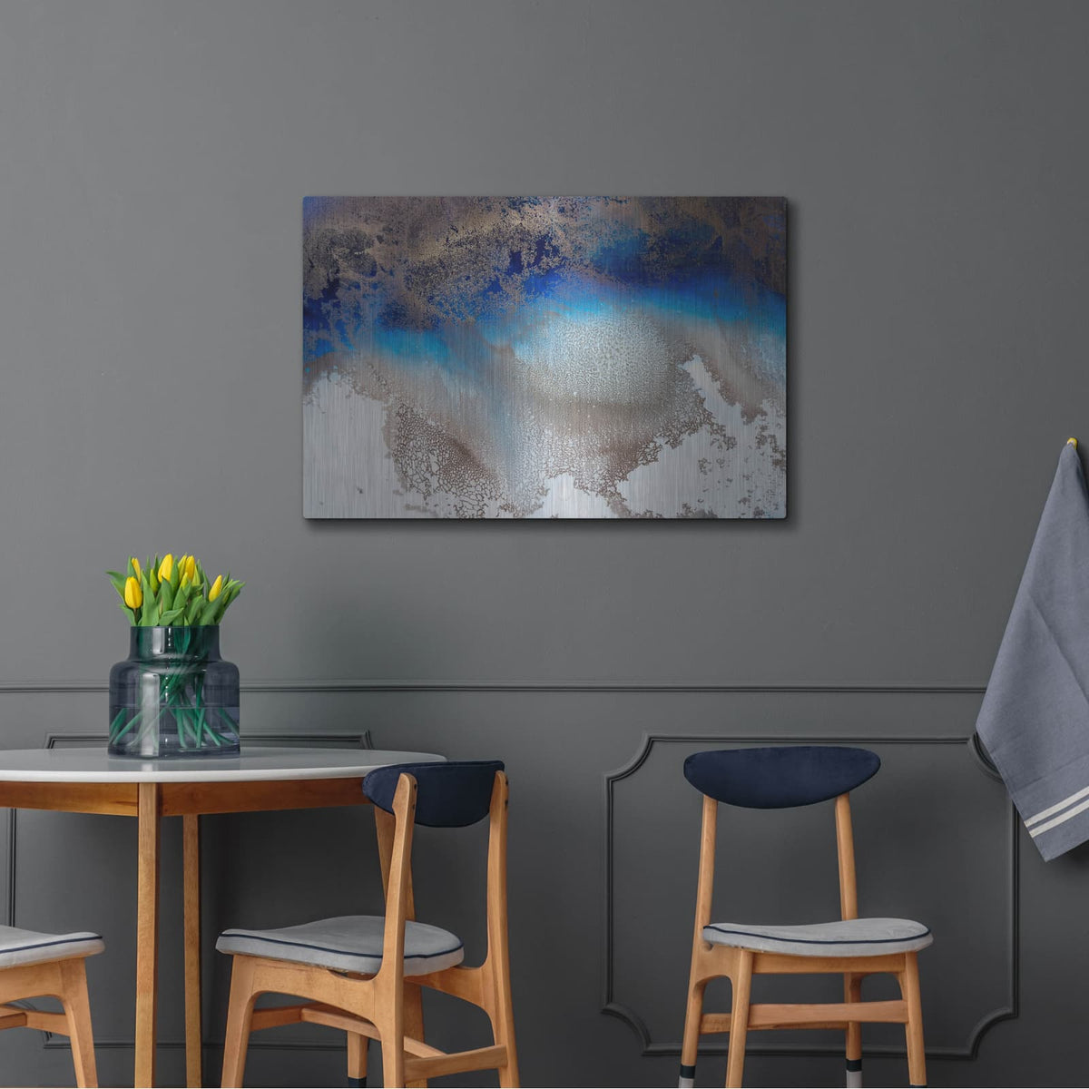 'Turning Tides' by Petra Meikle de Vlas – Metal Wall Art, 36x24 room view