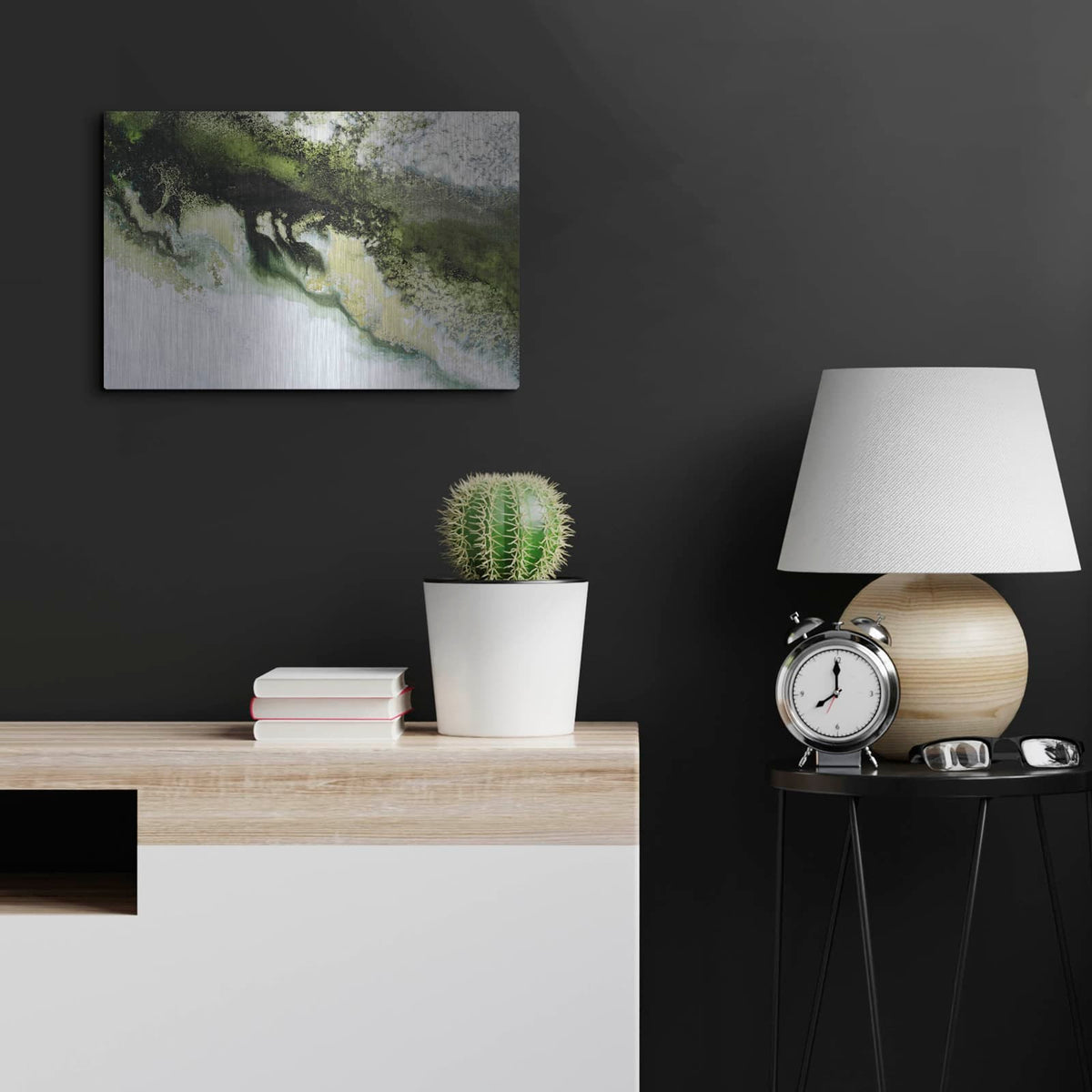 'Wonders Of The Wild' by Petra Meikle de Vlas – Metal Wall Art, 24x16 room view