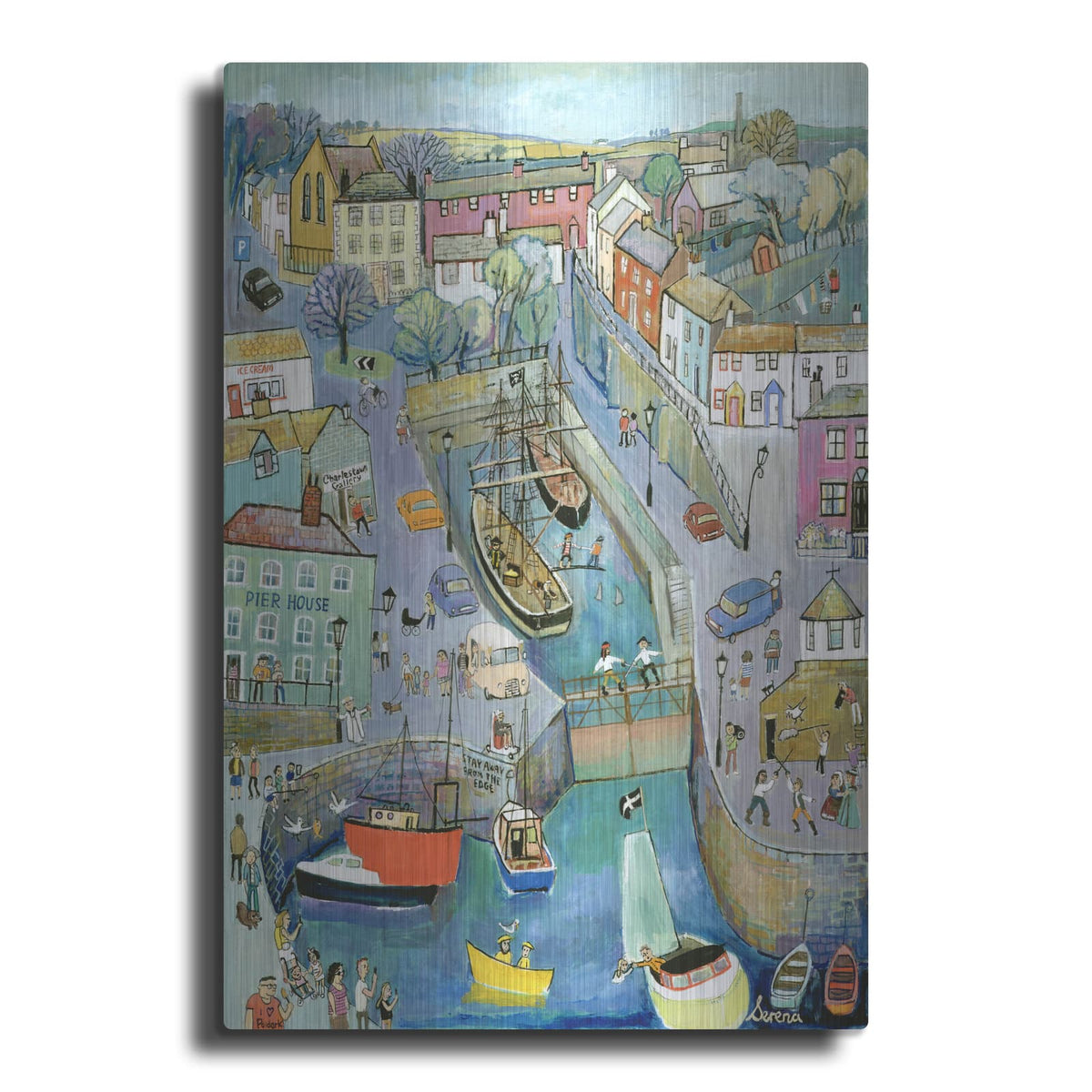 'Roundabout Charlestown' by Serena – Metal Wall Art