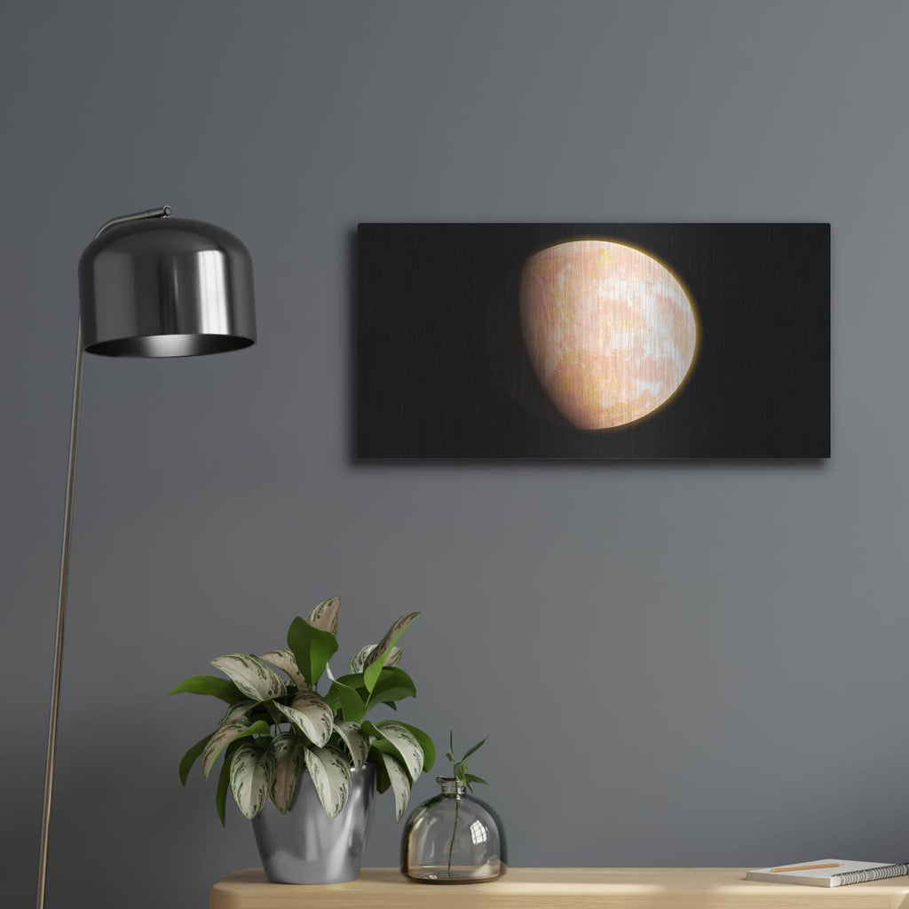 'Archean Earth' by NASA Space Photos – Metal Wall Art, 24x12 room view