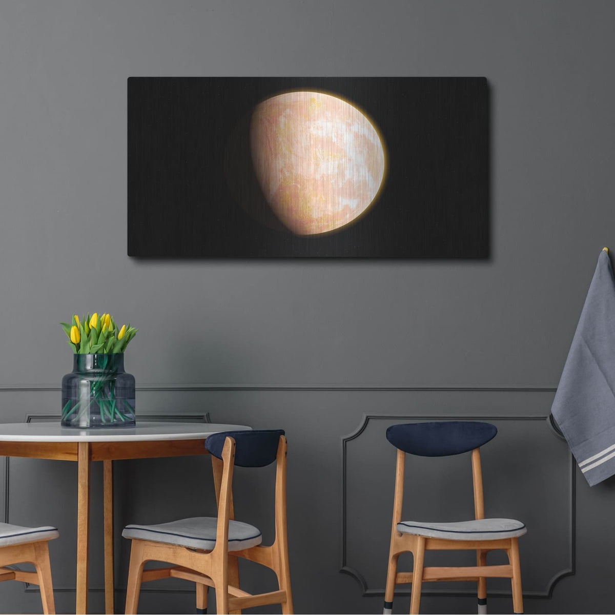 'Archean Earth' by NASA Space Photos – Metal Wall Art, 48x24 room view