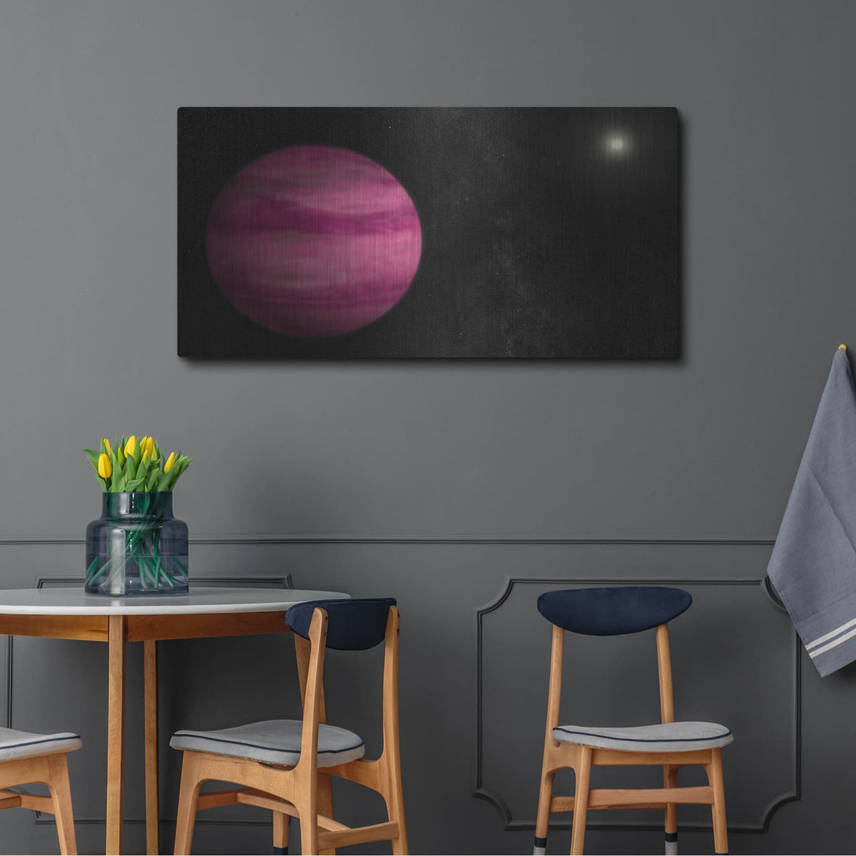 'Exoplanet Gj 504b' by NASA Space Photos – Metal Wall Art, 48x24 room view