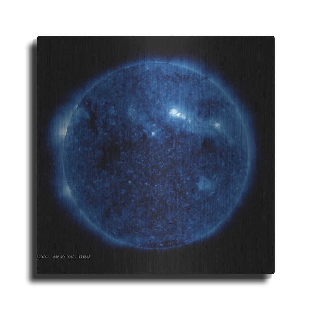 'Full Disk View Of The Sun June 21, 2010' by NASA Space Photos – Metal Wall Art