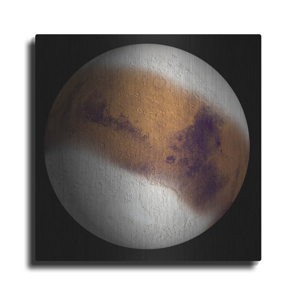 'Mars Ice Age, Simulated' by NASA Space Photos – Metal Wall Art