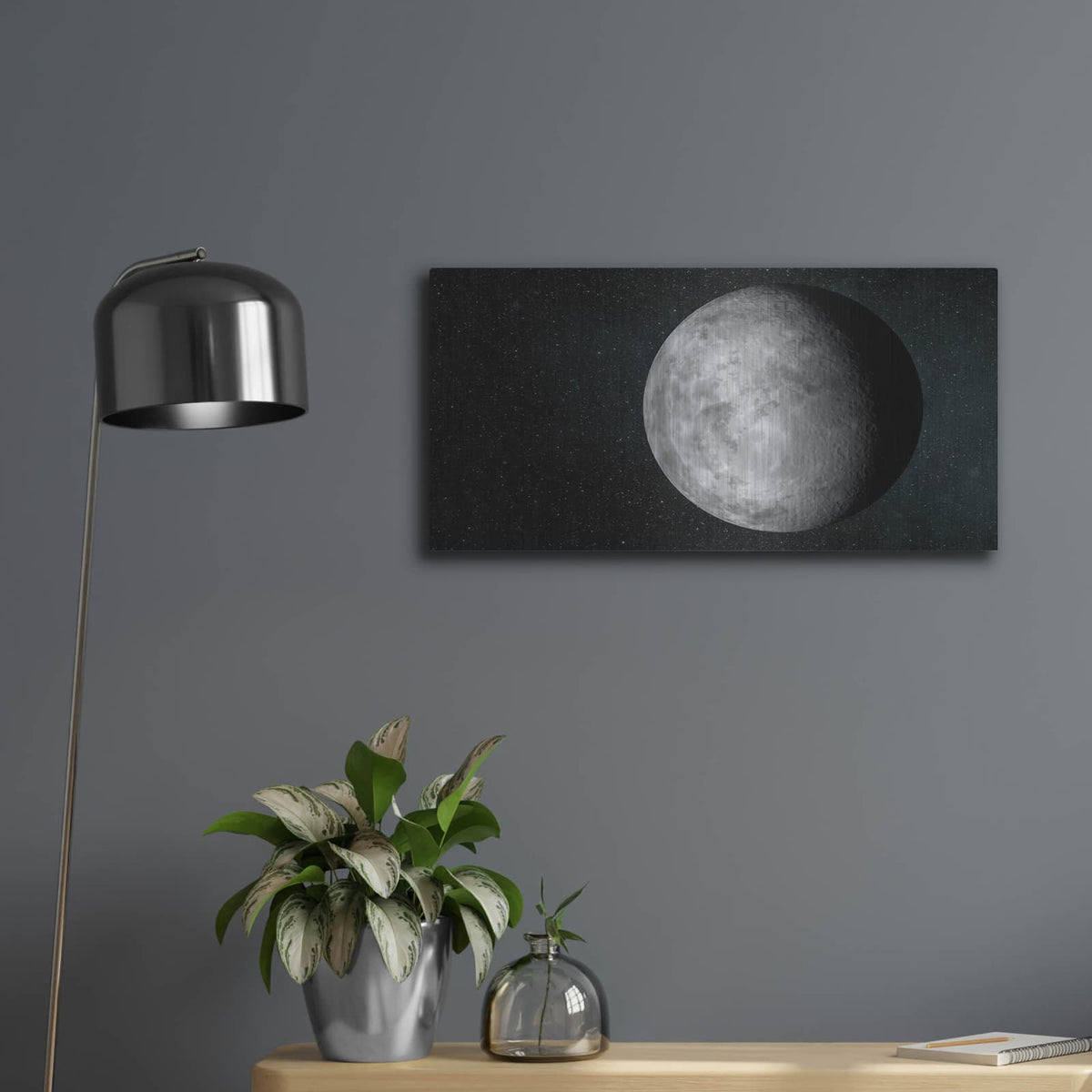 'Nasa Kepler Mission Has Discoveredthe Smallest Planet Yet Found' by NASA Space Photos – Metal Wall Art, 24x12 room view