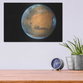 'Phobos Moon - Orbiting Marz' by NASA Space Photos – Metal Wall Art, 16x12 room view