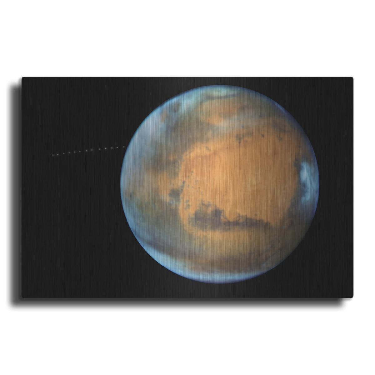 'Phobos Moon - Orbiting Marz' by NASA Space Photos – Metal Wall Art
