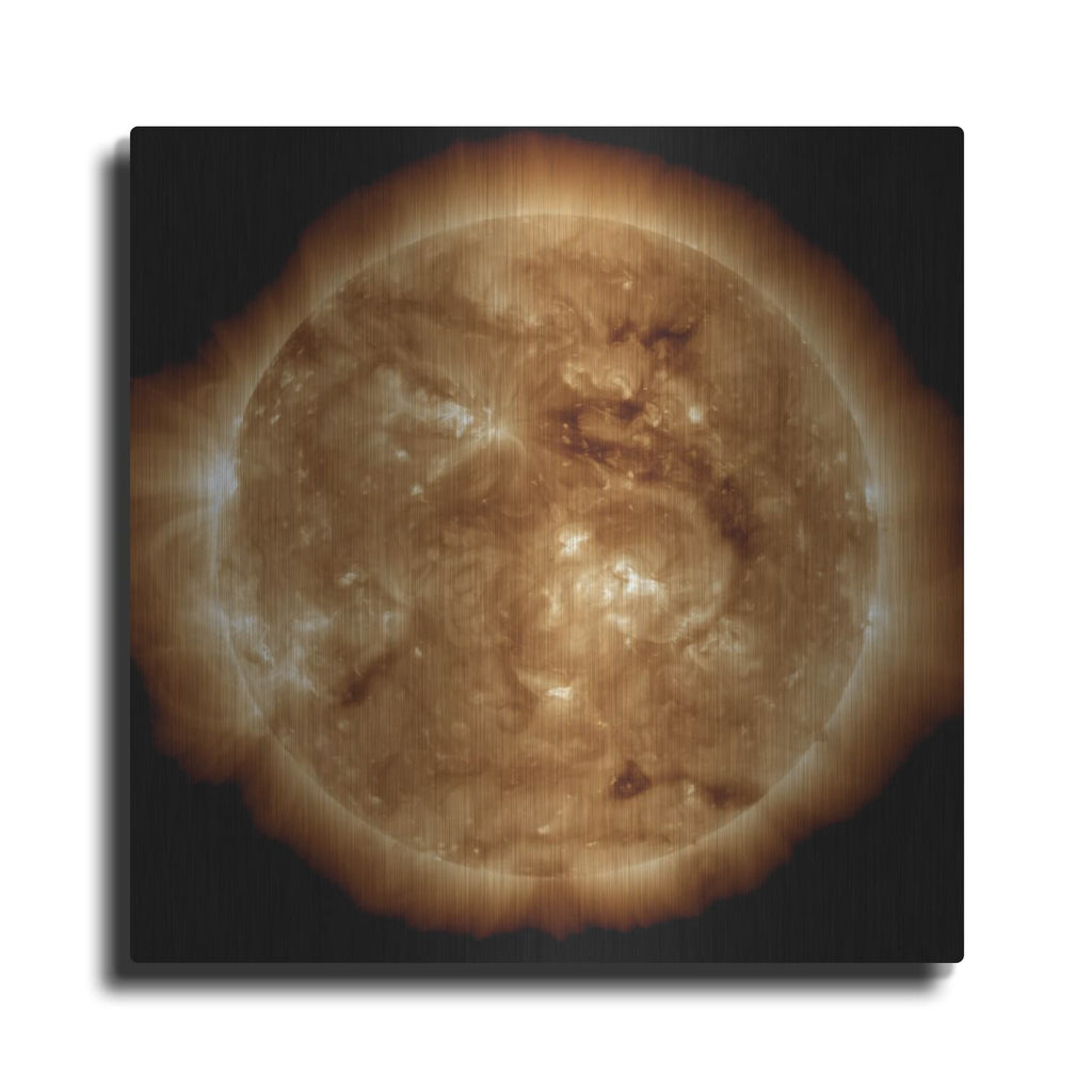 'Pulses From The Sun' by NASA Space Photos – Metal Wall Art