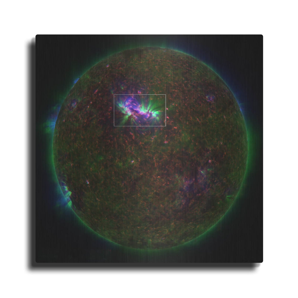'Sdo Spots Extra Energy In The Sun's Corona 2' by NASA Space Photos – Metal Wall Art