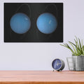 'Alien Aurorae Spotted On Uranus by Hubble' by NASA Space Photos – Metal Wall Art, 16x12 room view