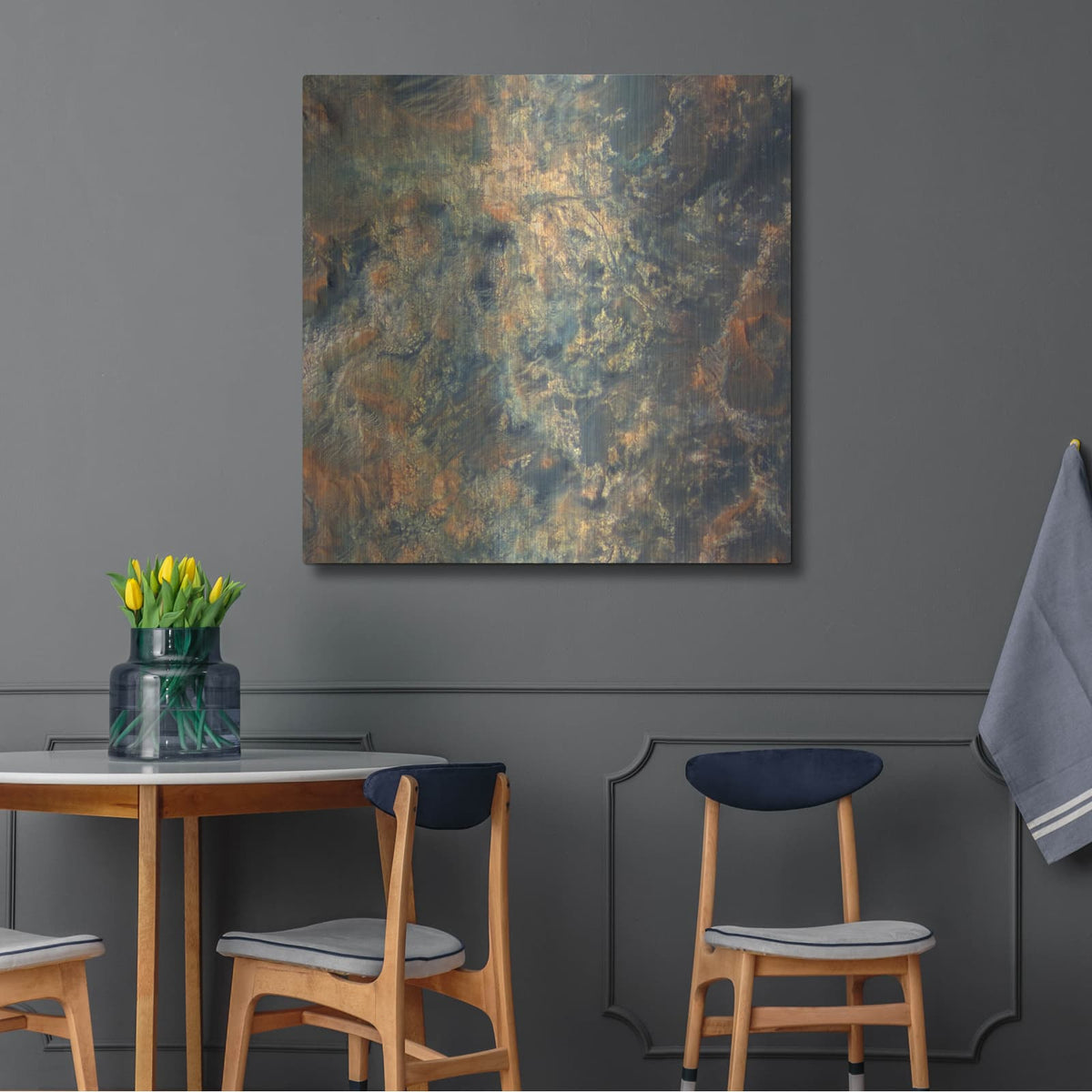 'Diversity In Mawrth Region, Mars' by NASA Space Photos – Metal Wall Art, 36x36 room view
