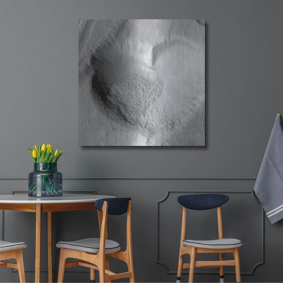 'From Mars, With Love' by NASA Space Photos – Metal Wall Art, 36x36 room view