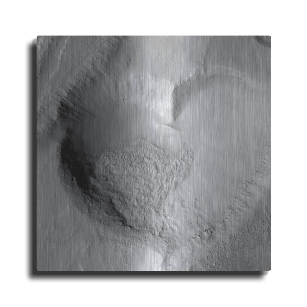 'From Mars, With Love' by NASA Space Photos – Metal Wall Art