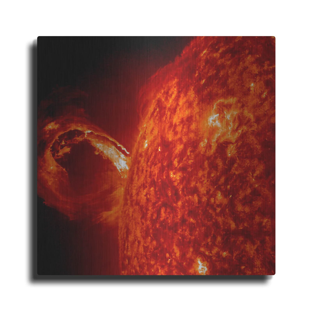 'Gigantic Rolling Wave Captured On The Sun' by NASA Space Photos – Metal Wall Art