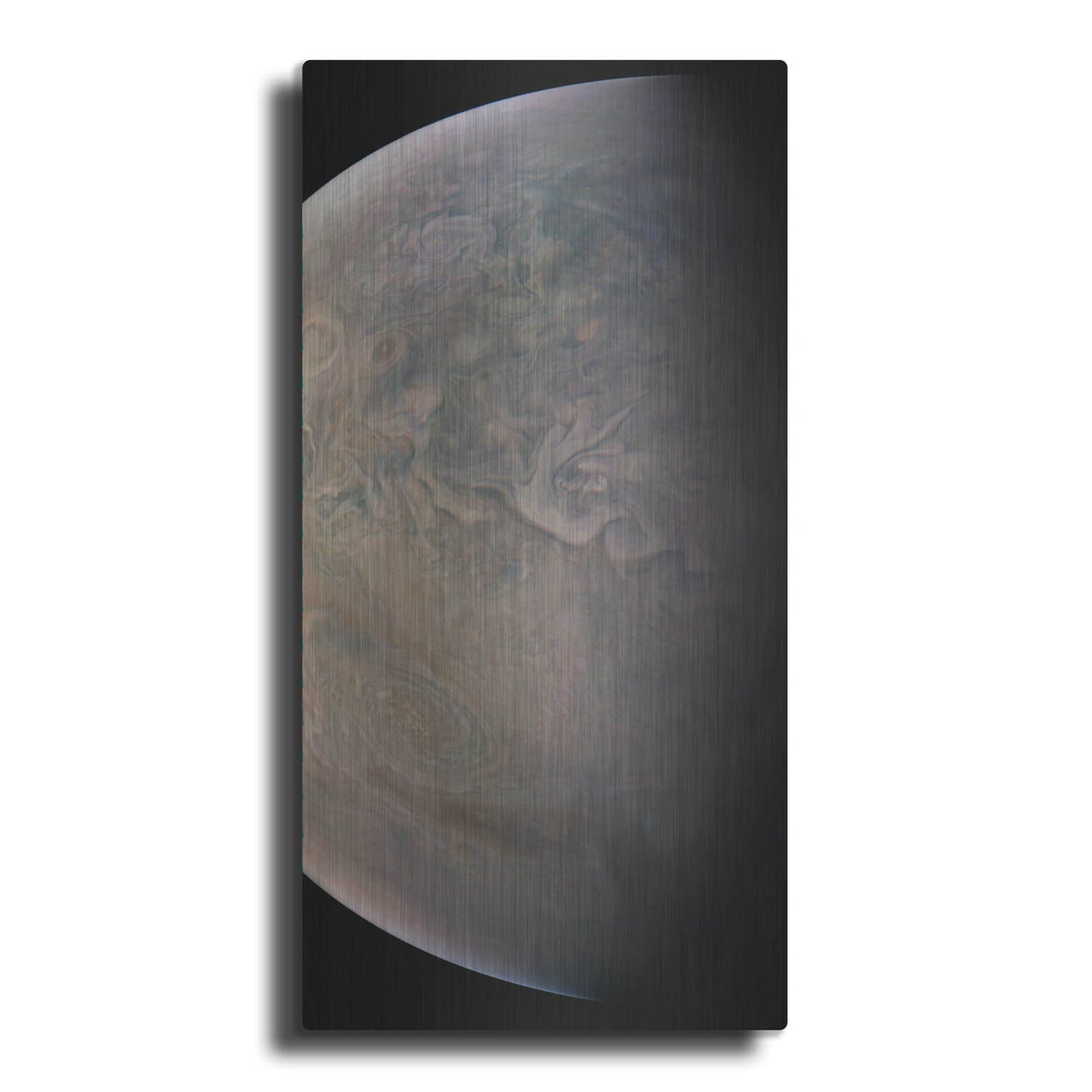 'Juno Close Look At The Little Red Spot' by NASA Space Photos – Metal Wall Art