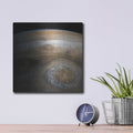 'Jupiter Storm Of The High North' by NASA Space Photos – Metal Wall Art, 12x12 room view