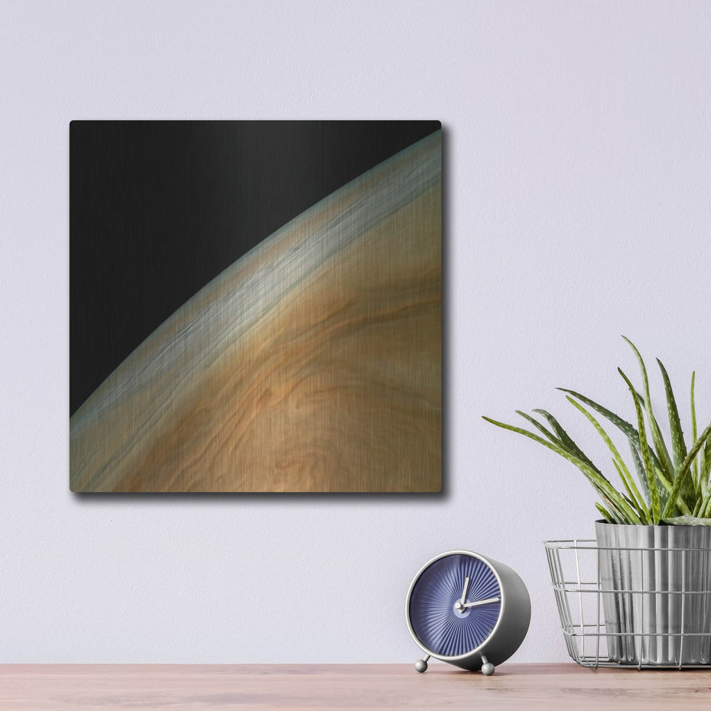 'Jupiter's North Equatorial Belt' by NASA Space Photos – Metal Wall Art, 12x12 room view