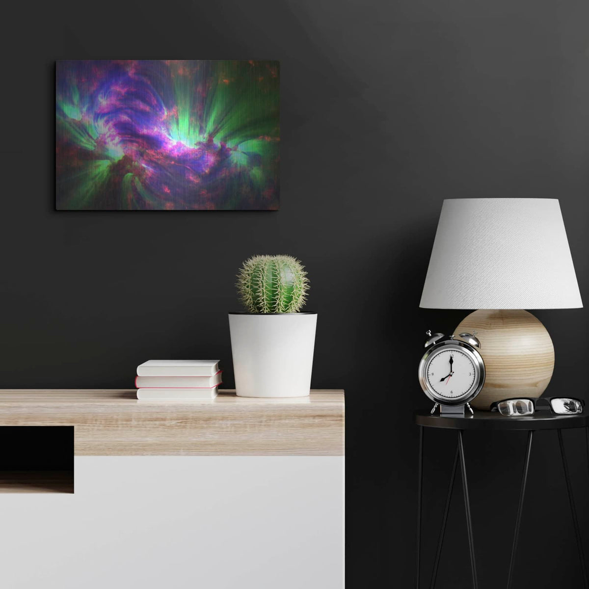 'Sdo Spots Extra Energy In The Sun's Corona' by NASA Space Photos – Metal Wall Art, 24x16 room view