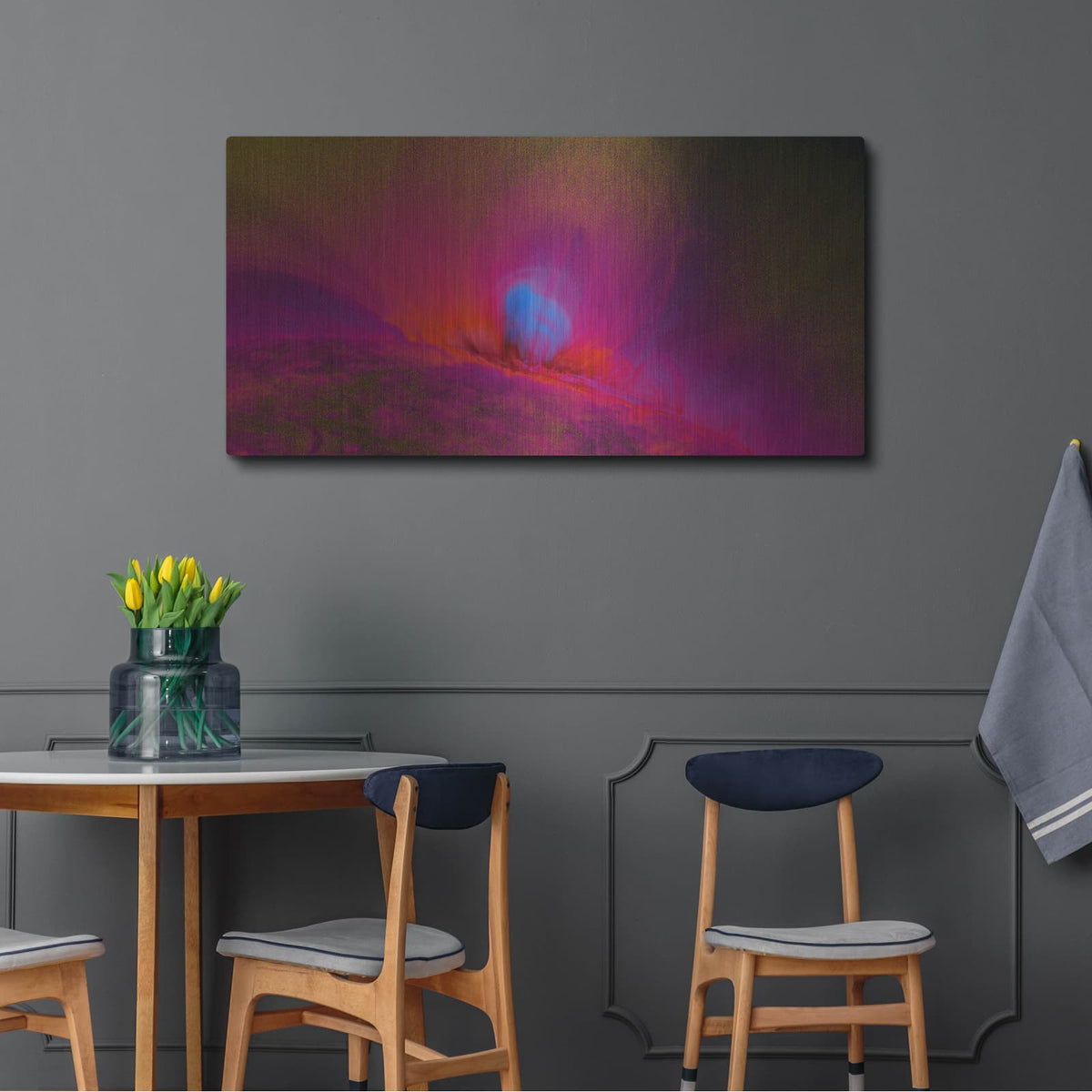 'Solar Scientist Confirm Existence Of Flux Ropes On The Sun' by NASA Space Photos – Metal Wall Art, 48x24 room view
