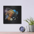 'Solar System Montage With Eight Planets Artist Concept' by NASA Space Photos – Metal Wall Art, 12x12 room view