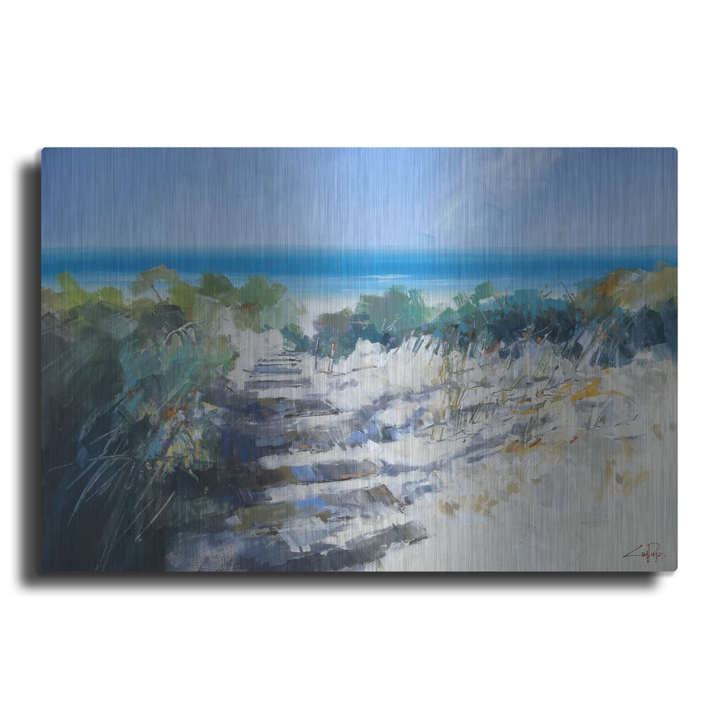 'Beach Steps, Robe' by Craig Trewin Penny – Metal Wall Art