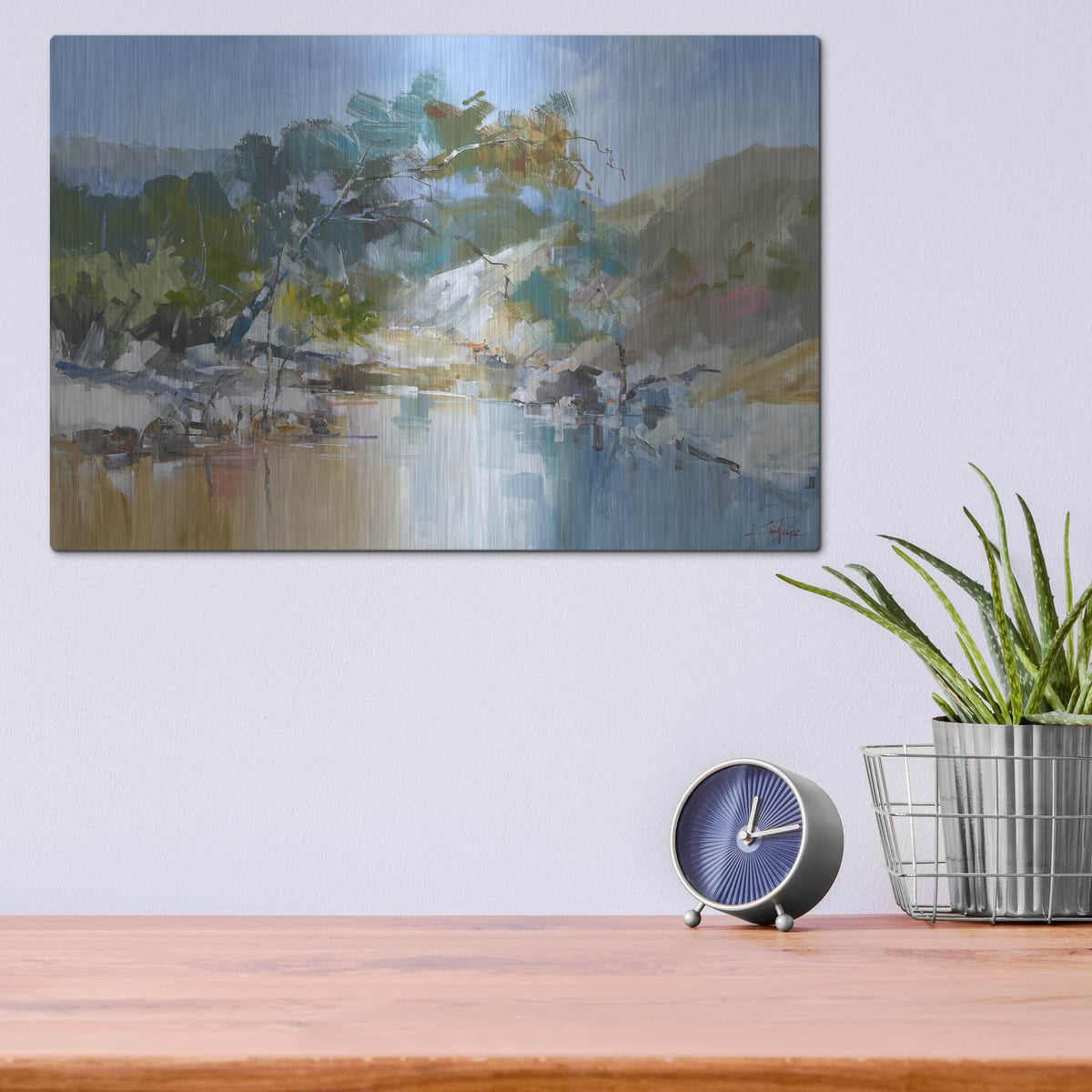 'Creek At Flinders' by Craig Trewin Penny – Metal Wall Art, 16x12 room view