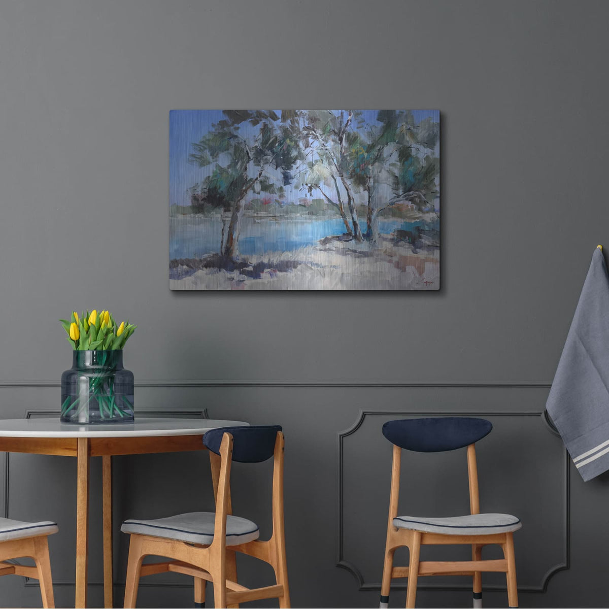 'River At Mildura' by Craig Trewin Penny – Metal Wall Art, 36x24 room view