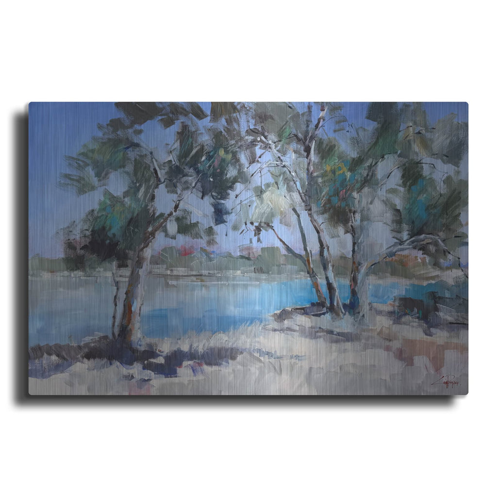'River At Mildura' by Craig Trewin Penny – Metal Wall Art