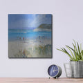 'Sorrento Beach' by Craig Trewin Penny – Metal Wall Art, 12x12 room view
