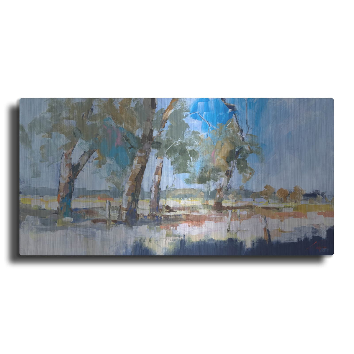 'Summer Crop' by Craig Trewin Penny – Metal Wall Art