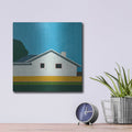 'Sunkissed Suburbia 5' by Jan Weiss – Metal Wall Art, 12x12 room view