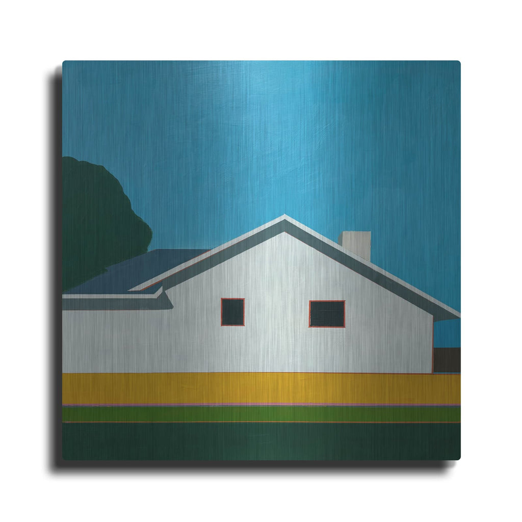 'Sunkissed Suburbia 5' by Jan Weiss – Metal Wall Art