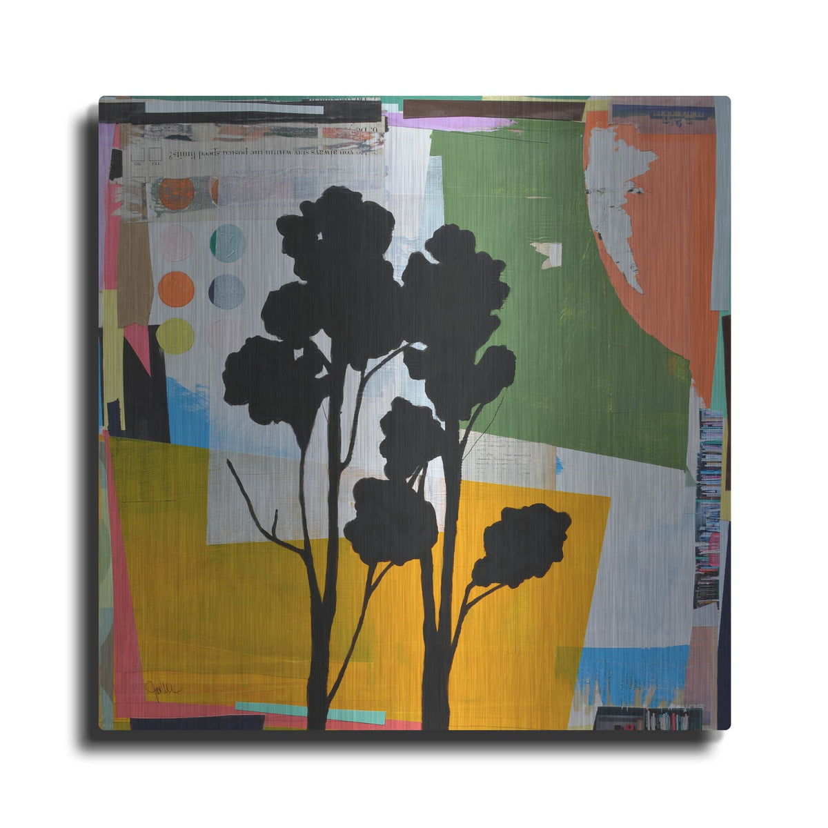 'Treeform No. 1' by Jan Weiss – Metal Wall Art