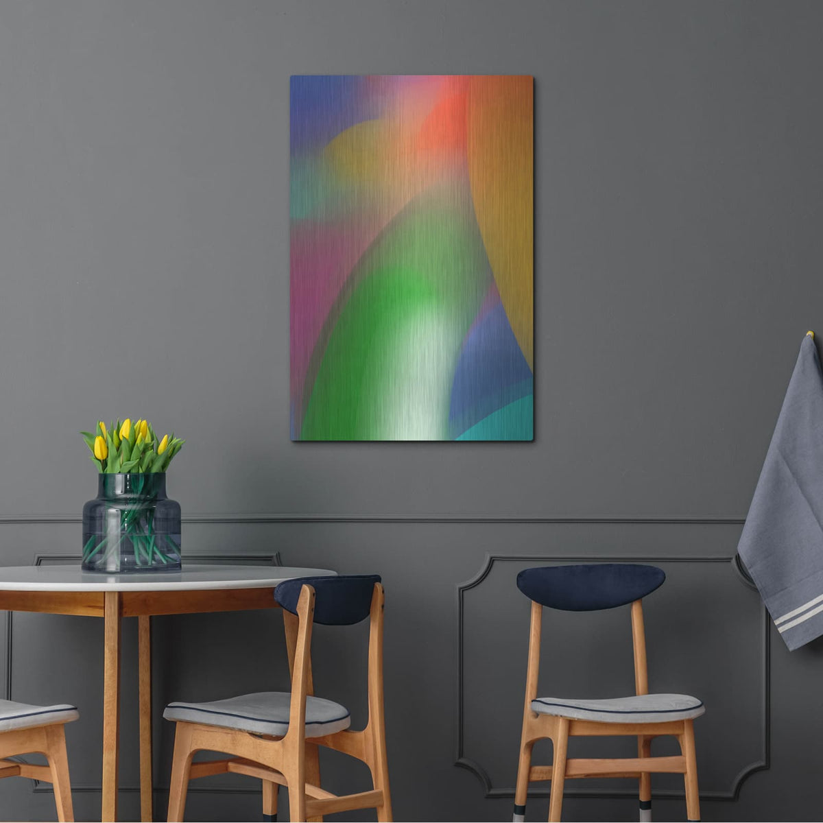 'The Painter's Dawn' by Cesare Bellassai – Metal Wall Art, 24x36 room view