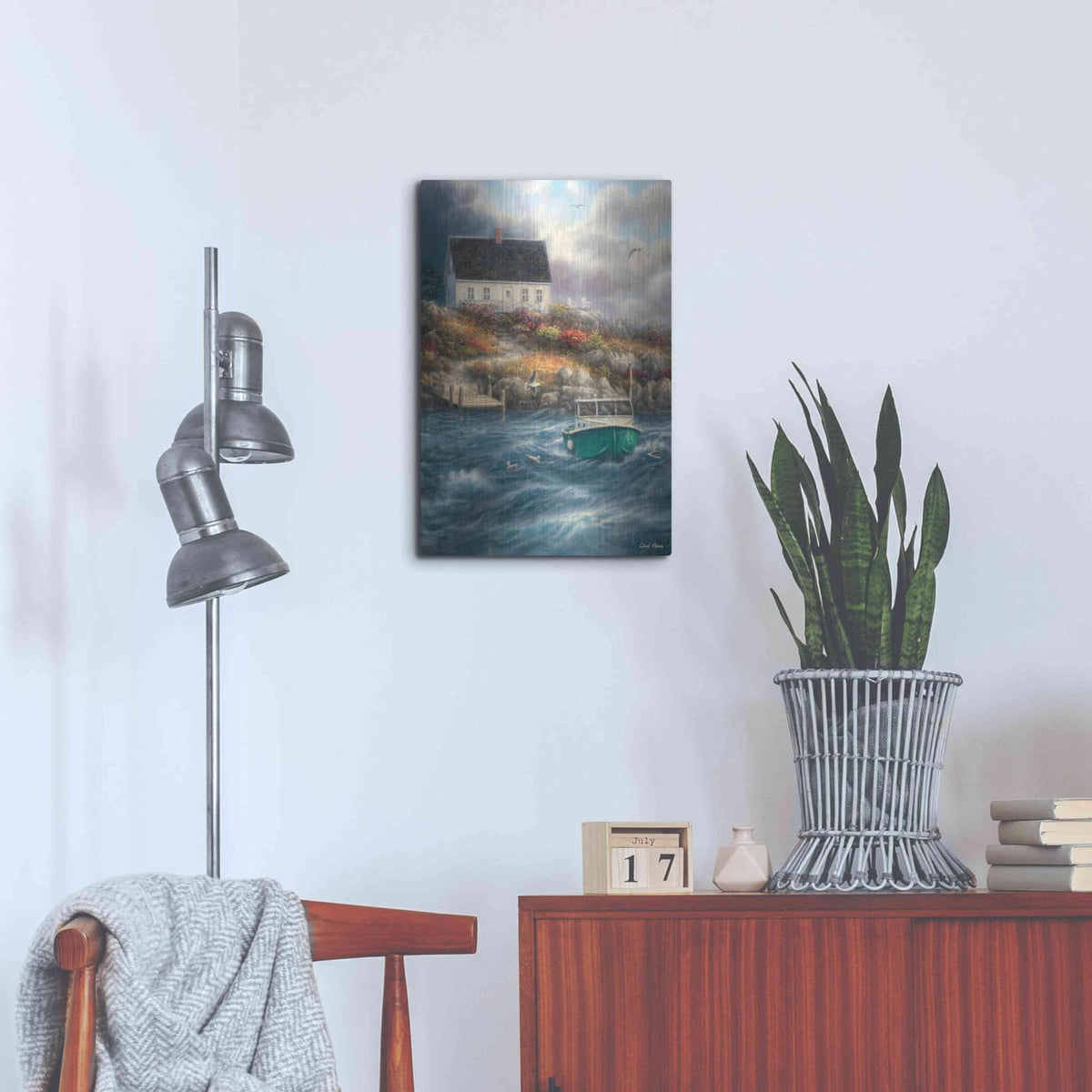 'Cape Cod Afternoon' by Chuck Pinson – Metal Wall Art, 16x24 room view