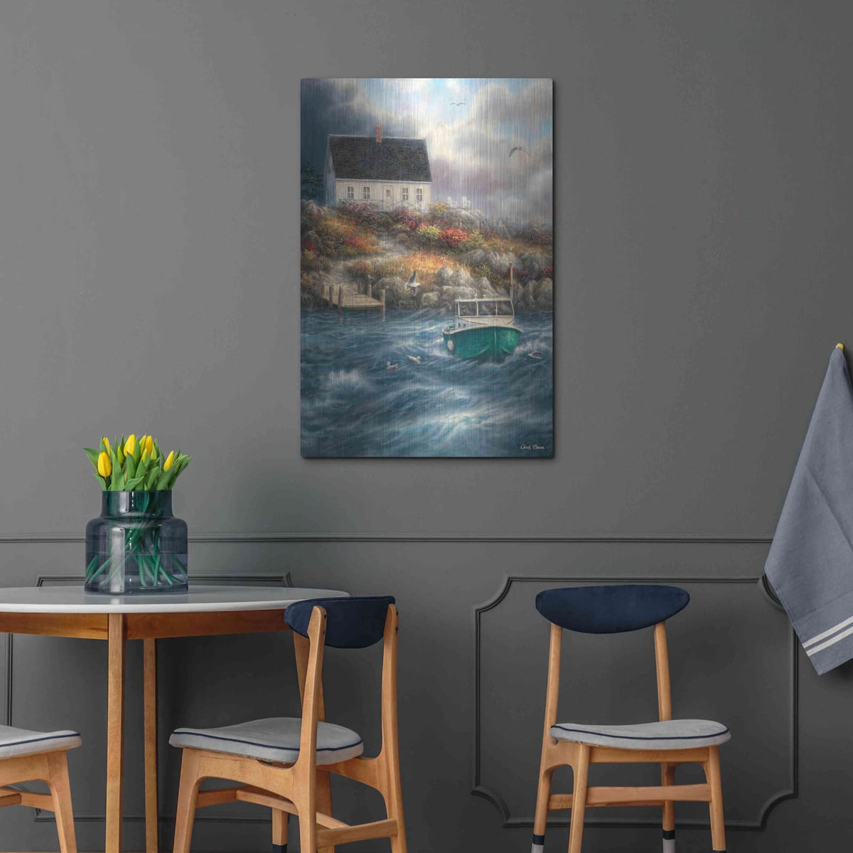 'Cape Cod Afternoon' by Chuck Pinson – Metal Wall Art, 24x36 room view