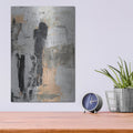 'Drab Abstraction 1' by Ethan Harper – Metal Wall Art, 12x16 room view