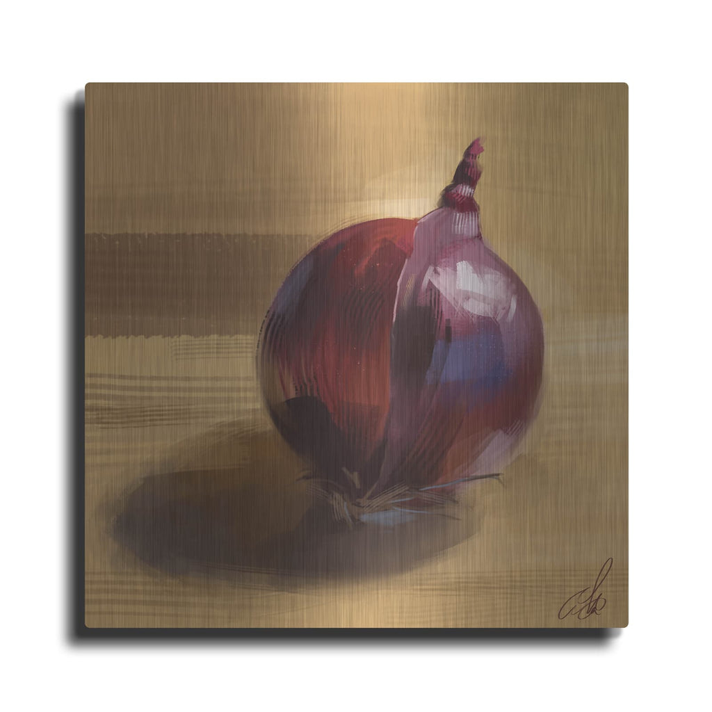 'Onion' by Avery Multer – Metal Wall Art